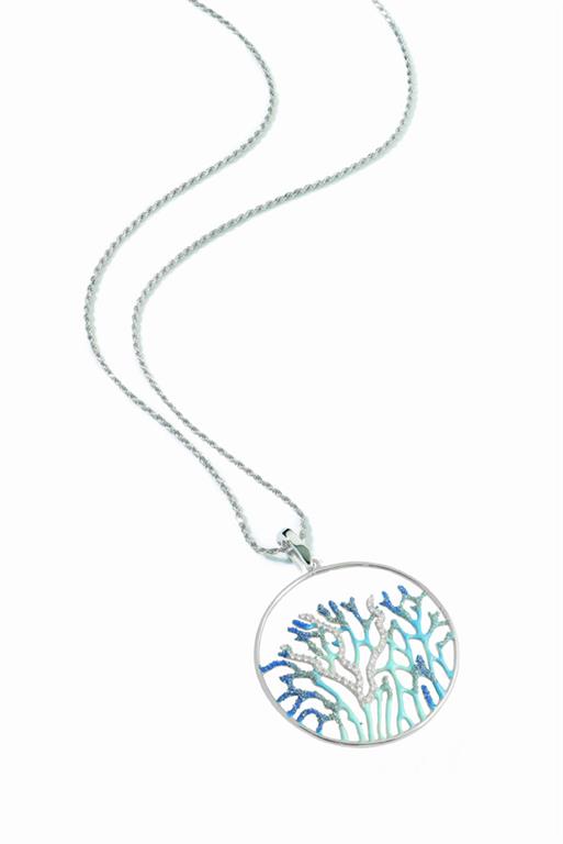 Sea Collection White Gold Necklace